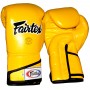 Fairtex BGV6 Боксерские Перчатки Тайский Бокс "Stylish Angular Sparring" Желтые